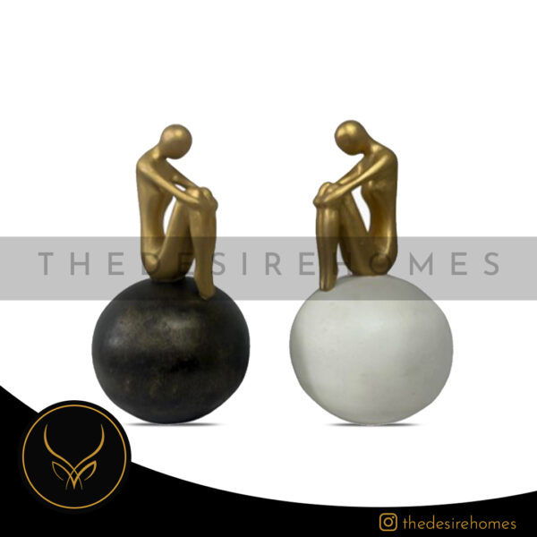 Serene Abstract Sitting Sculpture